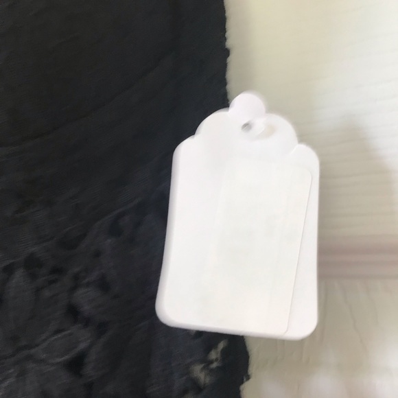 Black Peasant Style Strapless Dress - Picture 4 of 4